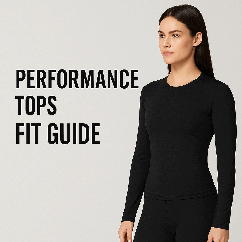 Performance Tops fit guide | Layna.com.au