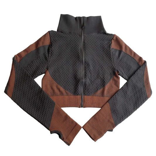 Shark Seamless Exercise Gym Wear Women's Long Sleeve Top, Shop Women’s Activewear Australia at Layna.com.au