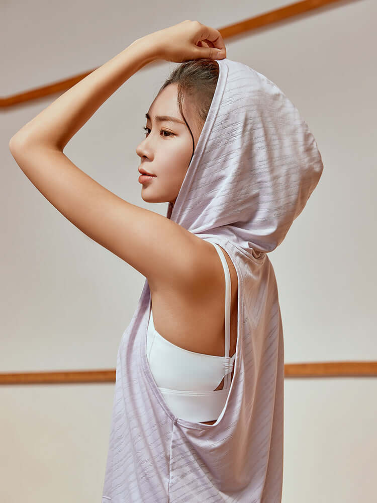 Neverme Women's Activewear Sleeveless Hoodie – Summer Gym Essential, Shop Women’s Activewear Australia at Layna.com.au