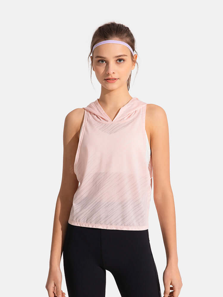 Neverme Women's Activewear Sleeveless Hoodie – Summer Gym Essential, Shop Women’s Activewear Australia at Layna.com.au