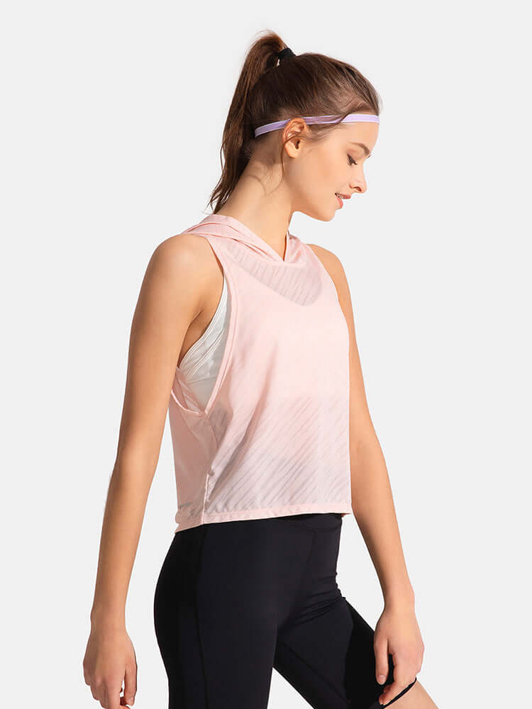 Neverme Women's Activewear Sleeveless Hoodie – Summer Gym Essential, Shop Women’s Activewear Australia at Layna.com.au