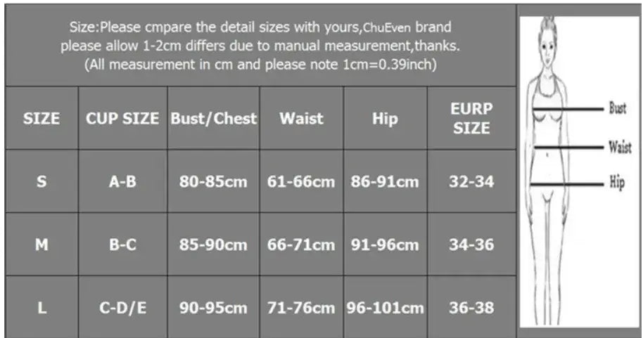 Size guide Solid Color Bikini – Stylish Outer Single Bikini | Clothing,New arrivals,Swimwear,Women