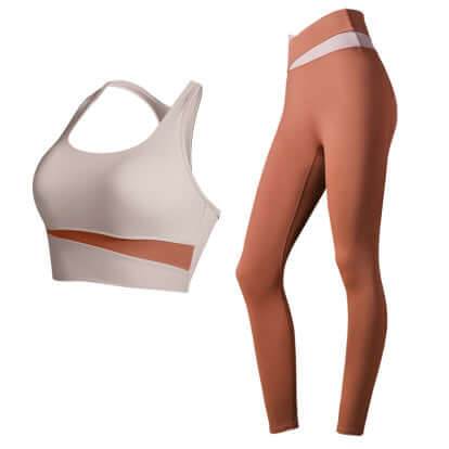 Women’s Contrast Color Yoga Set – Quick-Drying Activewear, Shop Women’s Activewear Australia at Layna.com.au