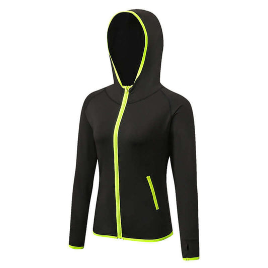 Fitness Yoga Training Running Color Matching Zipper Hoodie Quick Drying Jacket, Shop Women’s Activewear Australia at Layna.com.au