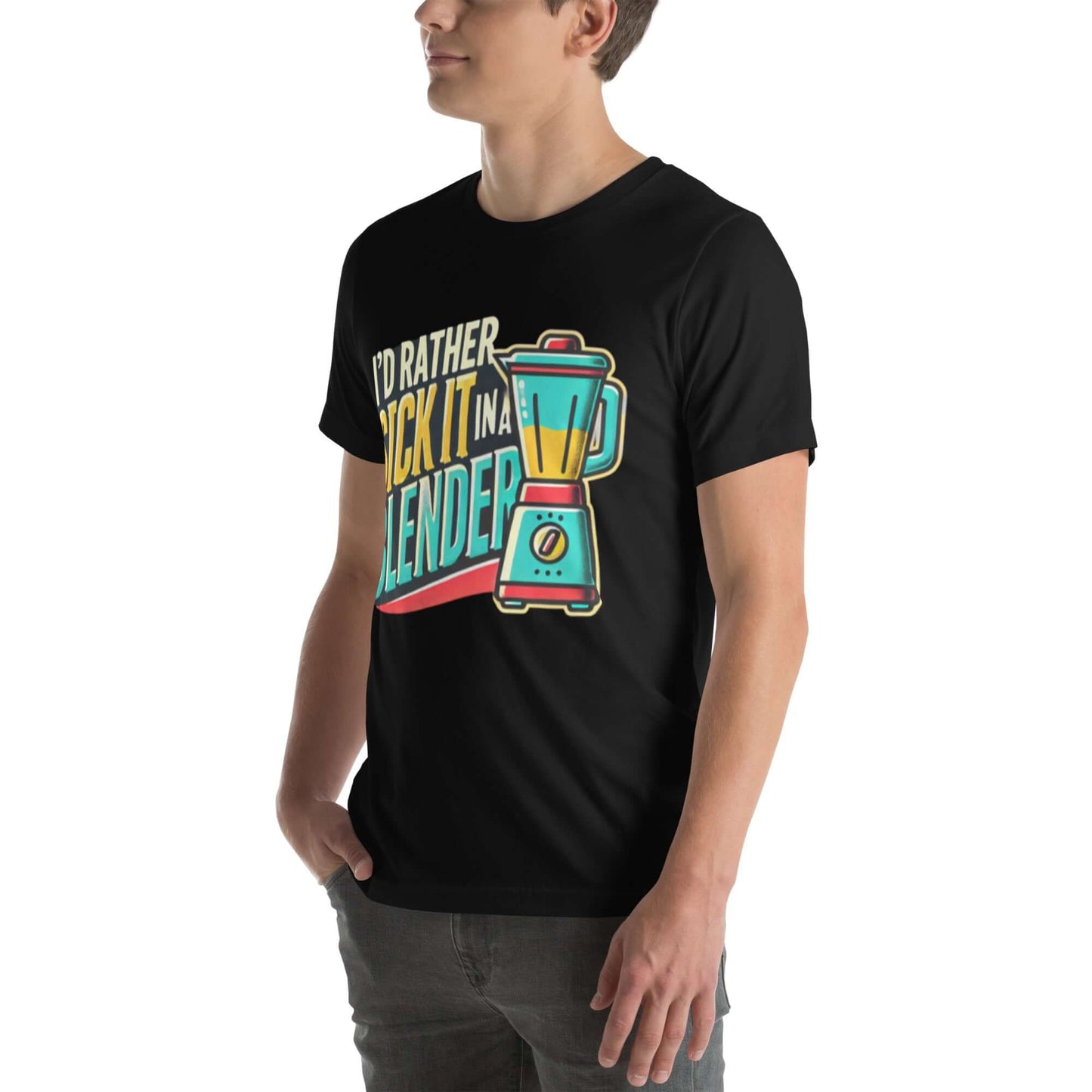 I'd rather stick it in a blender t-shirt | Mens,T-shirt,T-shirts,Unisex