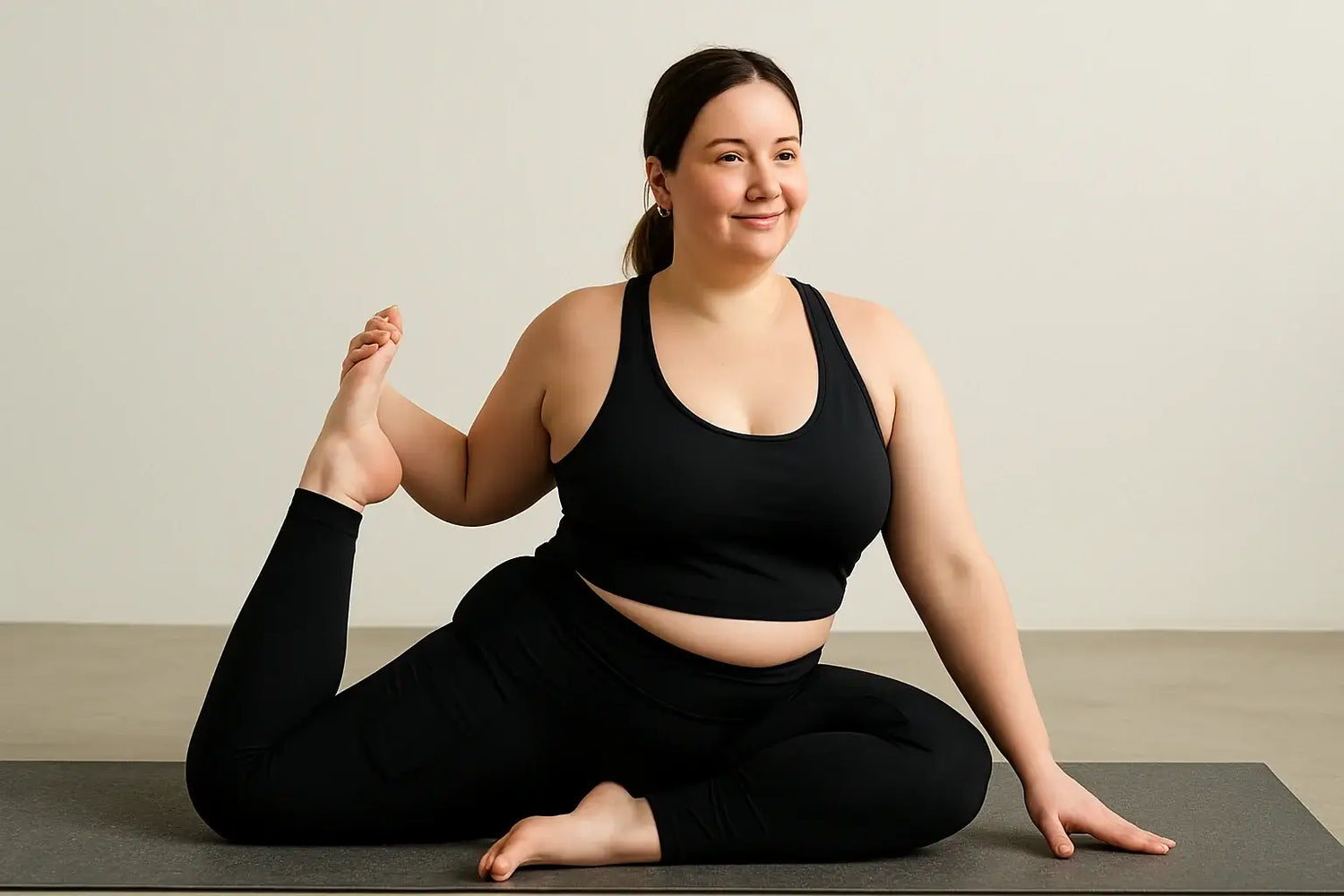 Plus Size Activewear Australia yoga pose