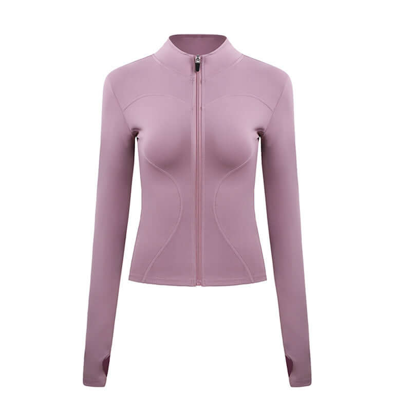 Long-sleeved Tight Jacket Workout Clothes Top Zipper Yoga Clothes, Shop Women’s Activewear Australia at Layna.com.au