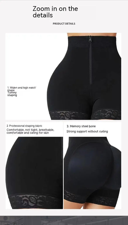 New Hip Slimming Abdominal Pants with Zipper | Hip Lifting and Shaping, Shop Women’s Activewear Australia at Layna.com.au