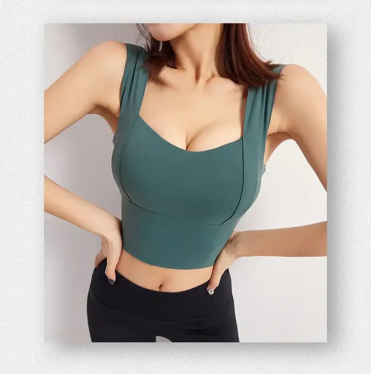 Women's Yoga Crop Top Sports Bra – Push-Up, Breathable & Supportive, Shop Women’s Activewear Australia at Layna.com.au