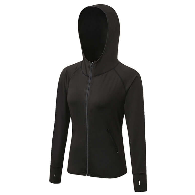 Fitness Yoga Training Running Color Matching Zipper Hoodie Quick Drying Jacket, Shop Women’s Activewear Australia at Layna.com.au