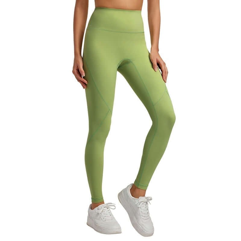 High-Waisted Contrast Yoga Pants – Hip-Lifting, Antibacterial, Outdoor Activewear, Shop Women’s Activewear Australia at Layna.com.au