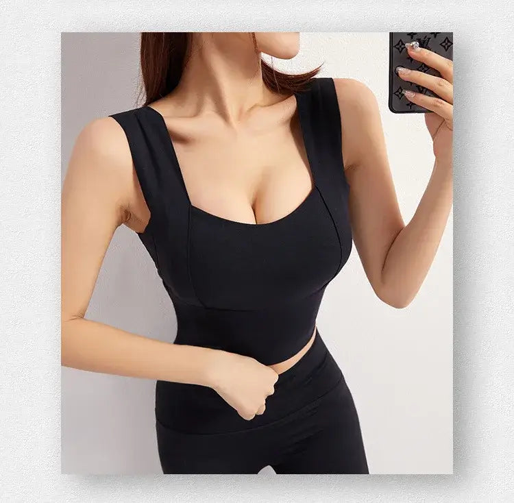 Women's Yoga Crop Top Sports Bra – Push-Up, Breathable & Supportive, Shop Women’s Activewear Australia at Layna.com.au