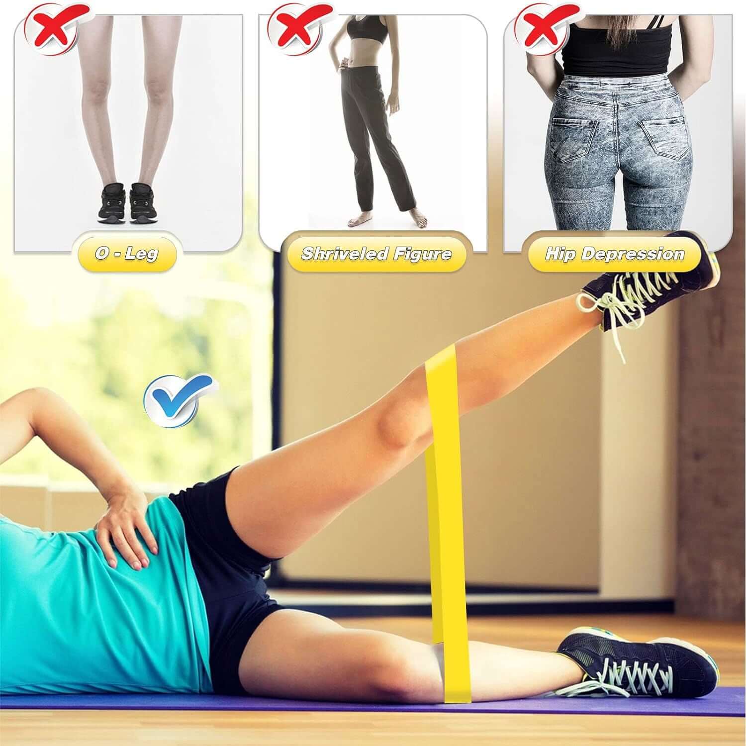 5 Pcs Resistance Bands Set for Effective WorkoutsActive,Gym,Layna,Sports,Top,Workout,Yoga