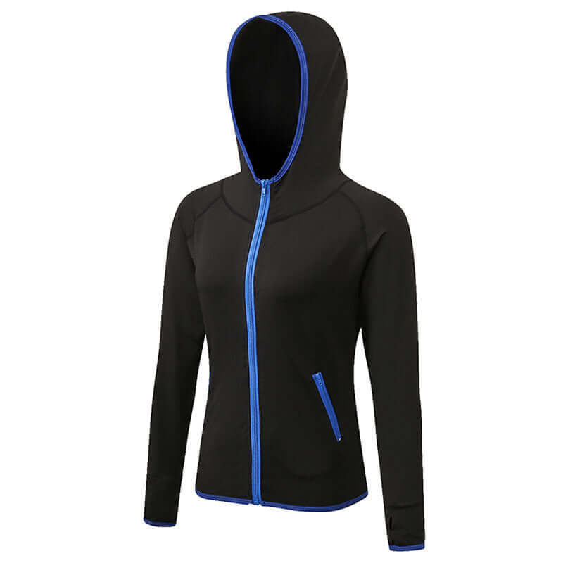 Fitness Yoga Training Running Color Matching Zipper Hoodie Quick Drying Jacket, Shop Women’s Activewear Australia at Layna.com.au