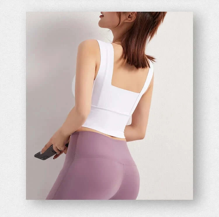 Women's Yoga Crop Top Sports Bra – Push-Up, Breathable & Supportive, Shop Women’s Activewear Australia at Layna.com.au