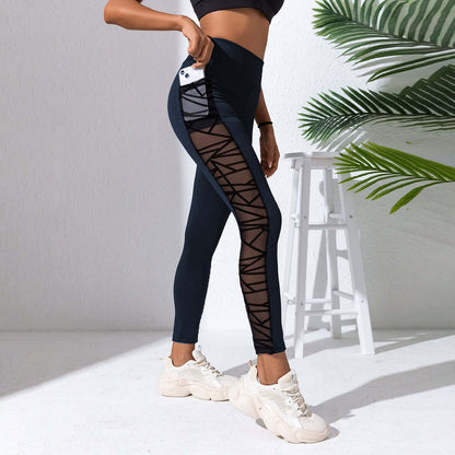 Compression Yoga Leggings – Plus Size, Mesh Panels, Sculpting Fit, Shop Women’s Activewear Australia at Layna.com.au