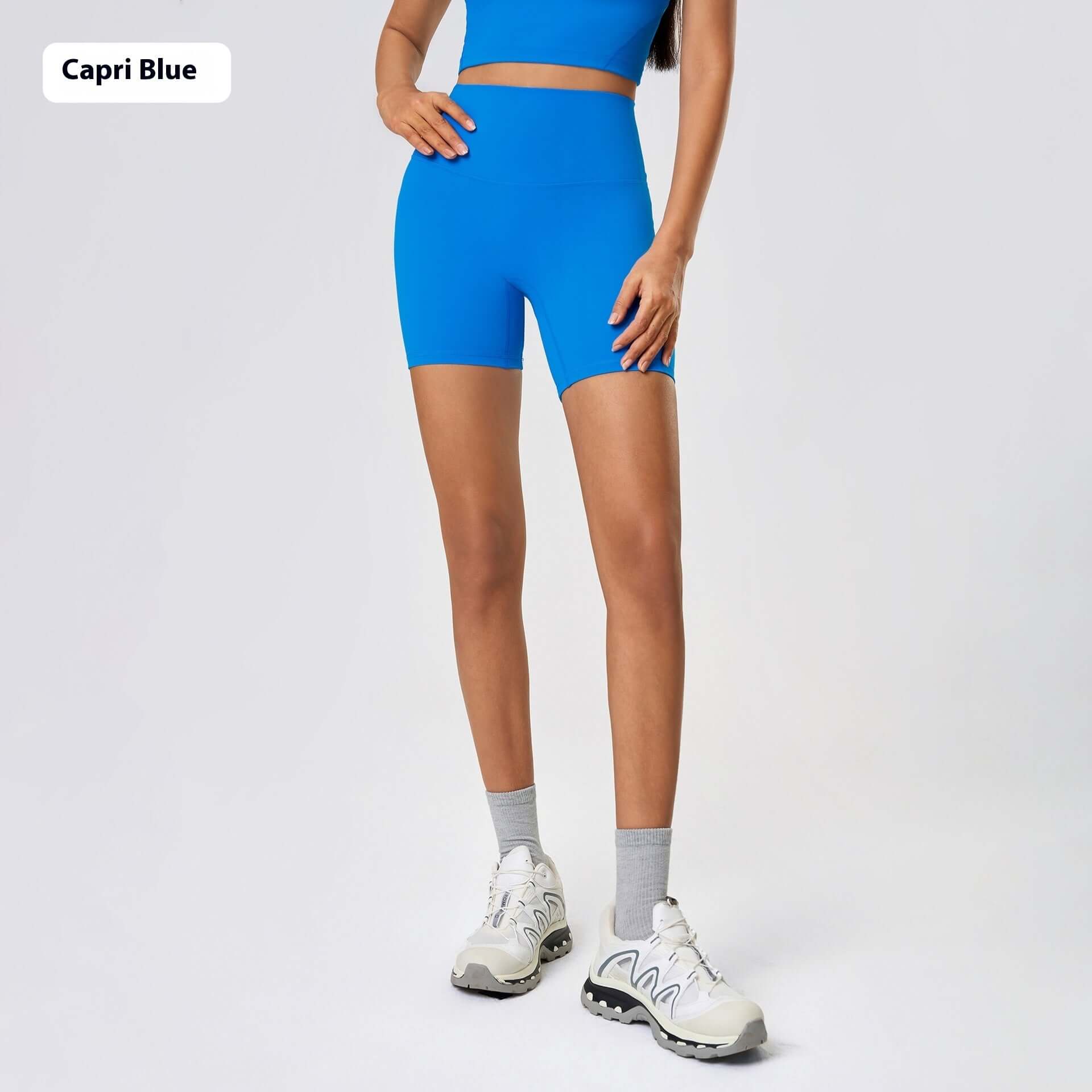 High-Waisted Yoga Shorts - Seamless, Ultra-Stretch Workout Shorts, Shop Women’s Activewear Australia at Layna.com.au