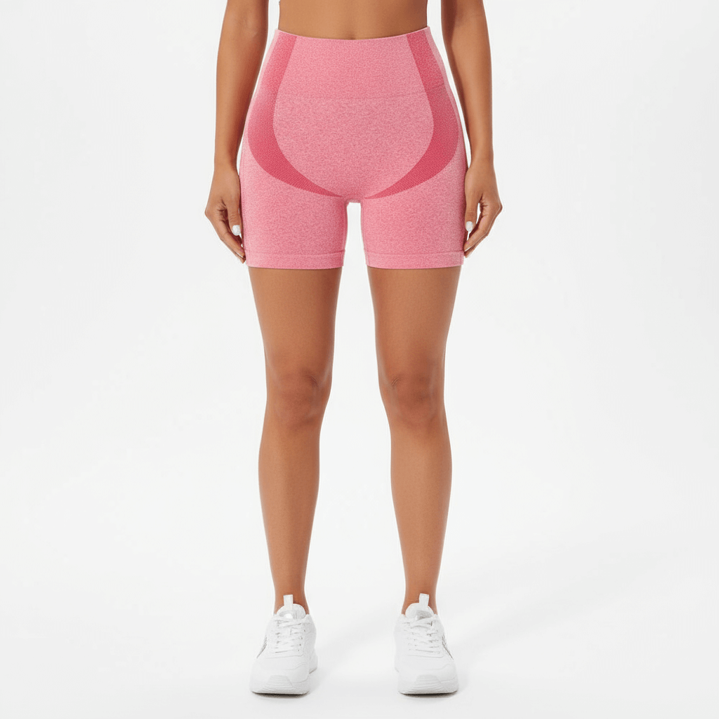 Peach Lift Yoga Shorts – High-Waisted, Squat-Proof Comfort for women’s activewear by Layna.