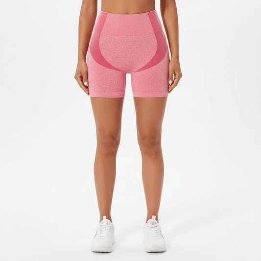 Peach Lift Yoga Shorts – High-Waisted, Squat-Proof Comfort for women’s activewear by Layna.