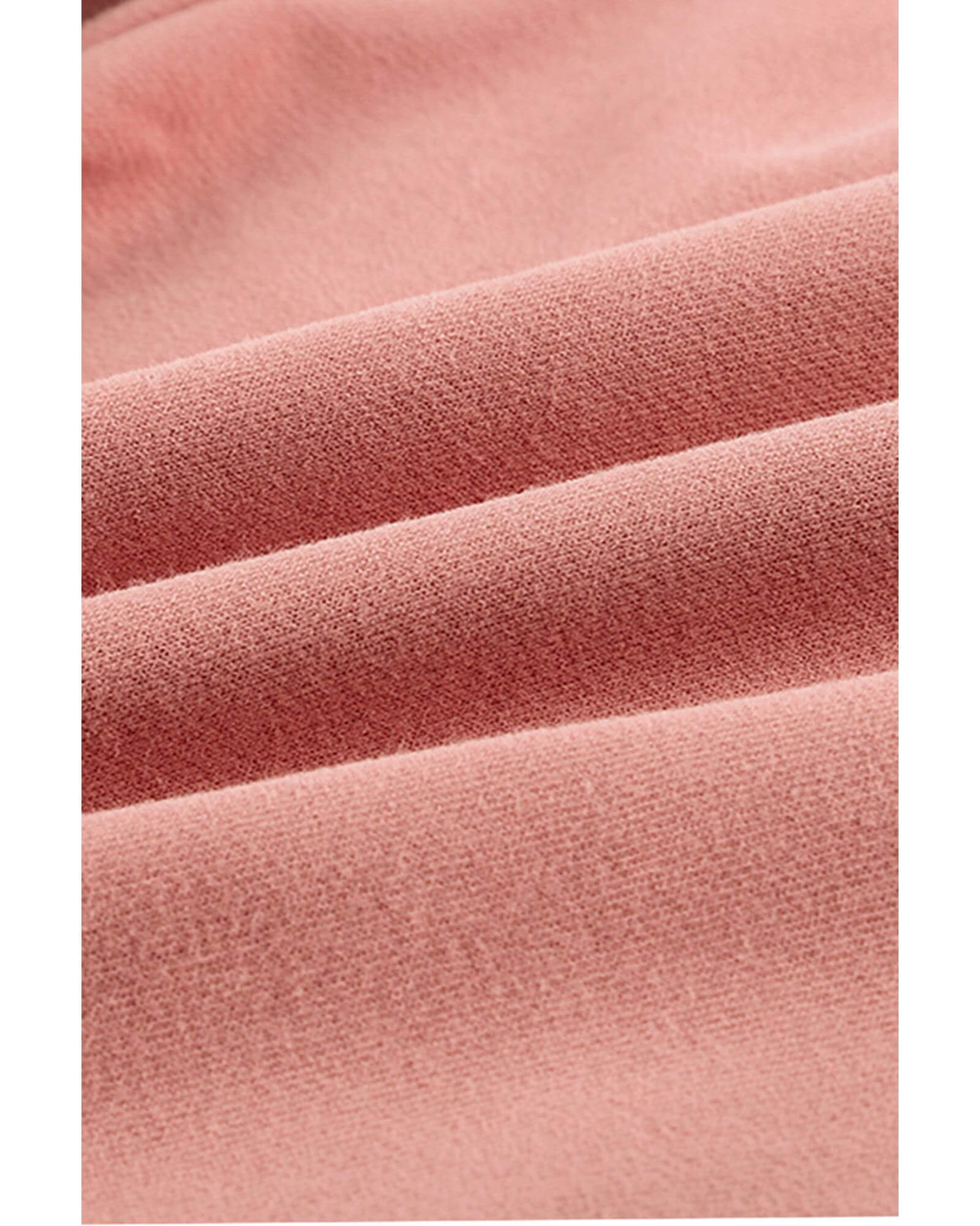 Close-up of soft pink fabric texture from Azura Exchange Women's casual hoodie.