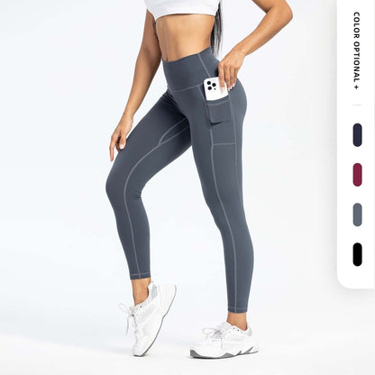 Women's Slim-fit Pocket High Waist Workout Sports Yoga Pants, Shop Women’s Activewear Australia at Layna.com.au