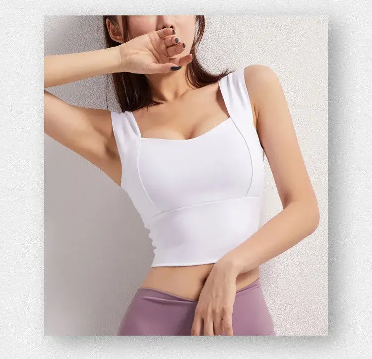 Women's Yoga Crop Top Sports Bra – Push-Up, Breathable & Supportive, Shop Women’s Activewear Australia at Layna.com.au