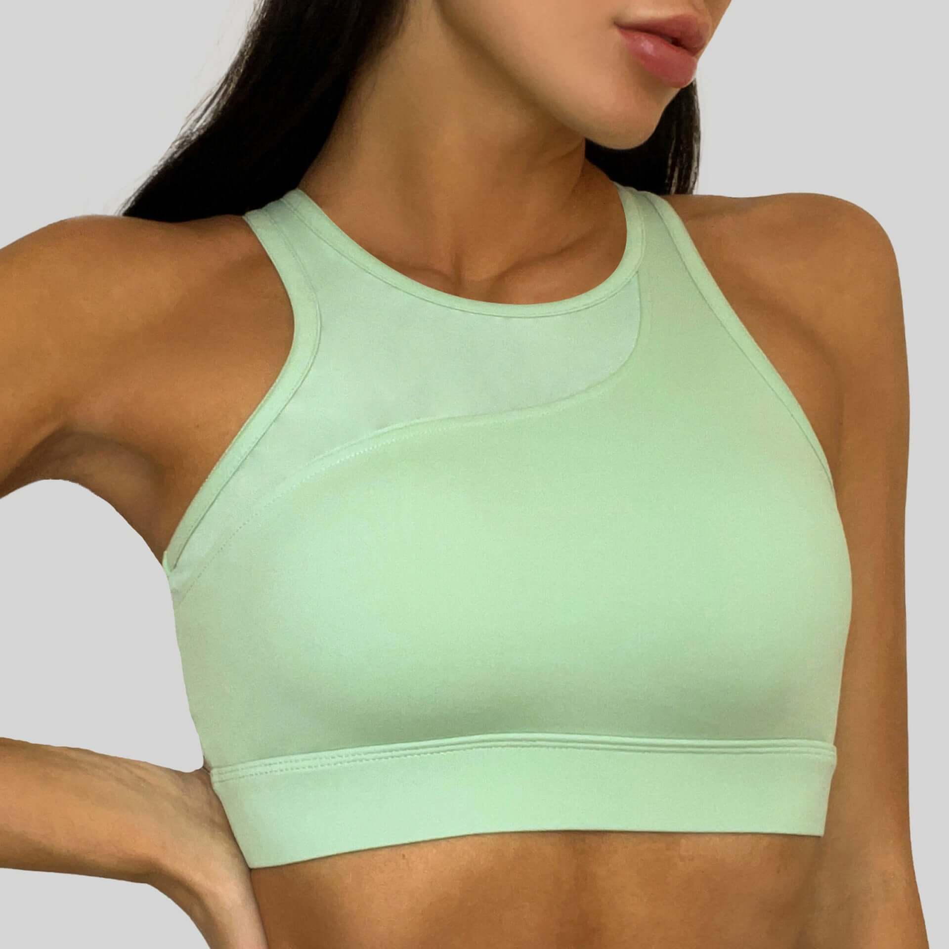 Women's Fashion Sports Bra – Solid Colour Nylon Workout Underwear, Shop Women’s Activewear Australia at Layna.com.au