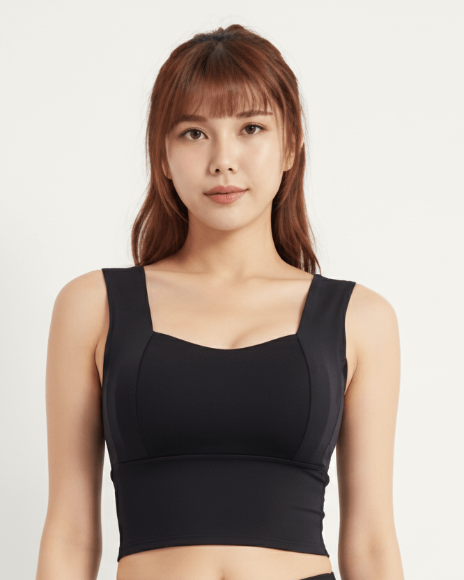 Supportive Yoga Crop Top – Medium Support Bra