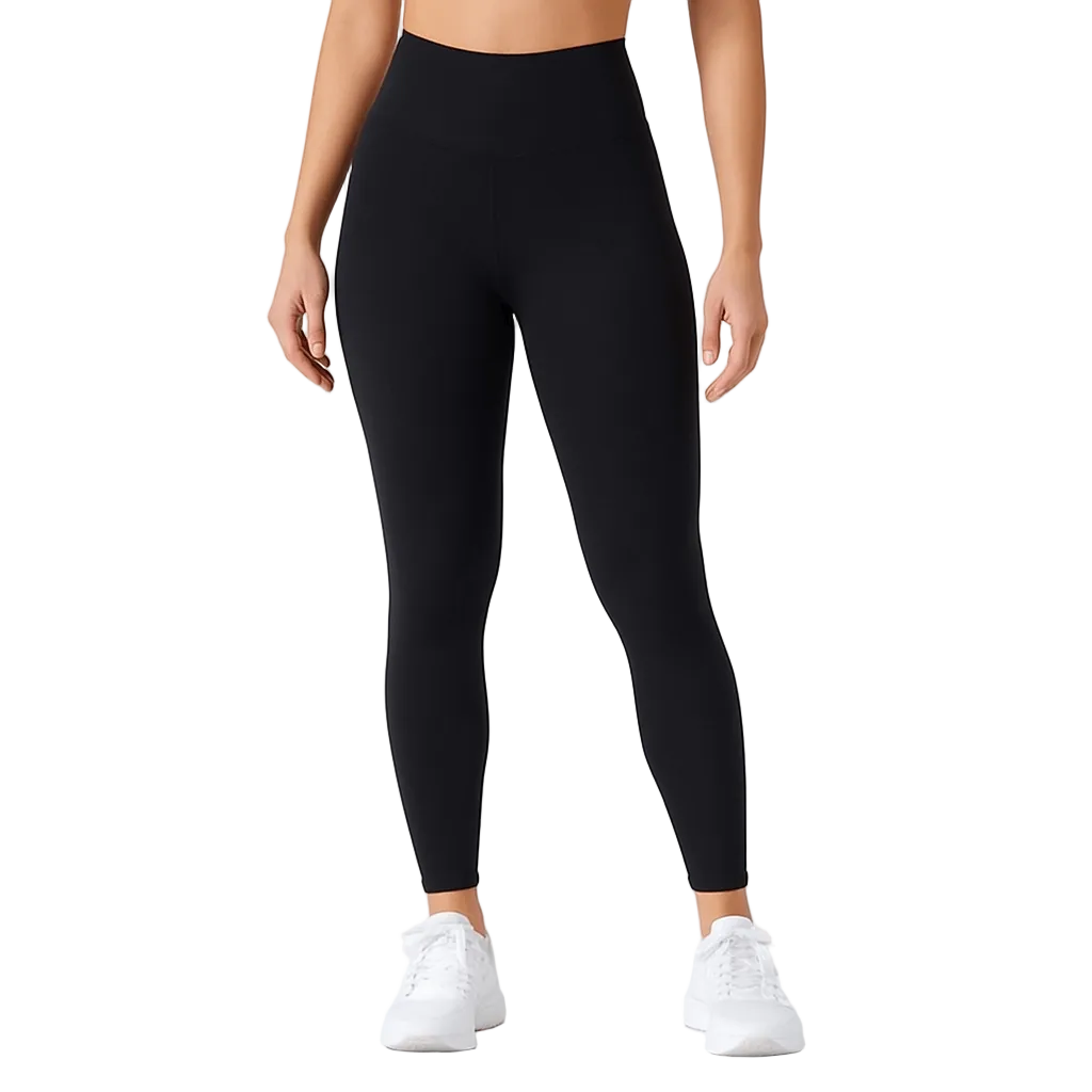 Black Nude Feel Fitness Pants – Quick-Dry, Second-Skin Fit for women.
