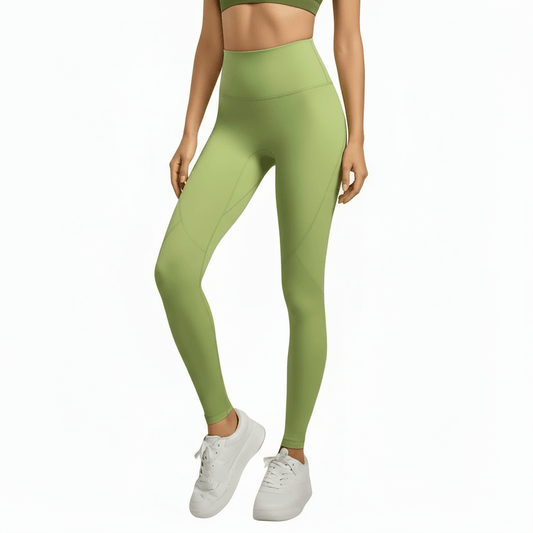 Contrast Yoga Pants – High-Waisted, Sculpting Fit by Layna Activewear Australia, showcasing a sculpting and comfortable design.