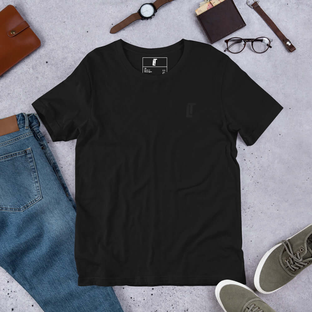 Black on Black LT T-shirt | Shop Now at Layna.com.auBeer,Black on black,Clothing,Layna,LT,Mens,Sports,Top